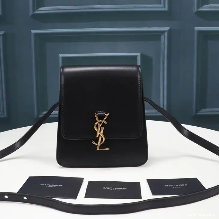 Saint Vegetable-Tanned Laurent Satchel Gold North Kaia Black South Leather In 0416